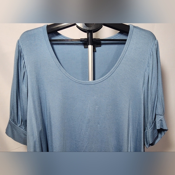 Kare Kane Blue Oversized Short Sleeve T-Shirt - Picture 2 of 10